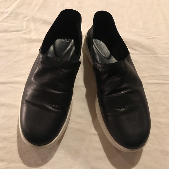 Eileen Fisher Women Minimal Casual Athleisure Panda II Slip-On 10 Black - Picture 2 of 9